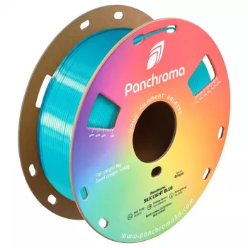 Polymaker Panchroma PLA Silk 3D tlačiarenský filament, 1,75 mm, 1 kg, Light Blue