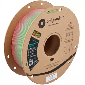 Polymaker HT-PLA 3D tlačiarenský filament, 1,75 mm, 1 kg, Gradient Rainbow