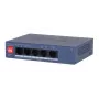 DAHUA CS4005-4GT-36 Managed L2 Gigabit Ethernet switch so 4-port PoE+ 36W, montáž na stôl/stenu
