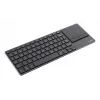 Rapoo E2810M bezdrôtová ultra-slim multimediálna klávesnica s touchpadom, QWERTZ, čierna