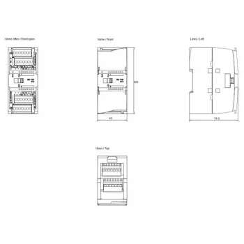 Siemens SIMATIC S7-1200 analógový vstupný modul SM 1231 RTD 4 AI 6ES7231-5PD32-0XB0