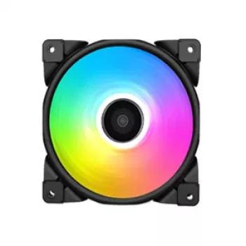 PCCOOLER 120mm Halo FRGB ventilátor do skrine - 1000-2000 RPM - 29,1 dBA - 68 CFM