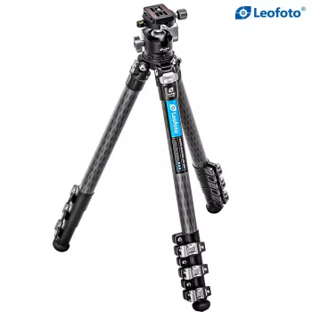 Leofoto LSR-284C+LH-30 CNC statív s nivelačnou základňou a otočnou svorkou, 4-dielny 28/25/22/19mm