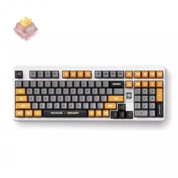 MCHOSE HW-UT98-4 tri-mode mechanická klávesnica 98 klávesov hot-swappable RGB Gasket Mount PBT Cherry Profile 4000mAh