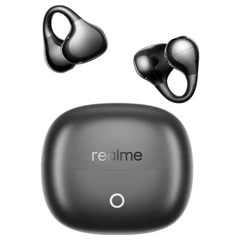 realme Buds Clip Čierna Black Káblové slúchadlá s 3,5-mm konektorom a mikrofónom