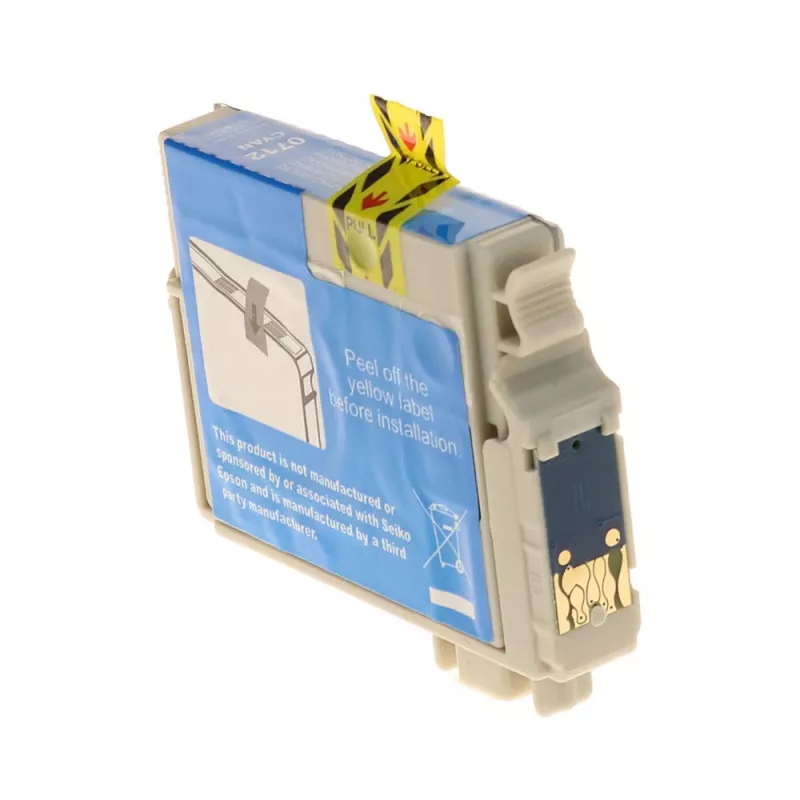 G&G Ninestar kompatibilná atramentová kazeta pre Epson T0712/C13T07124012 cyan