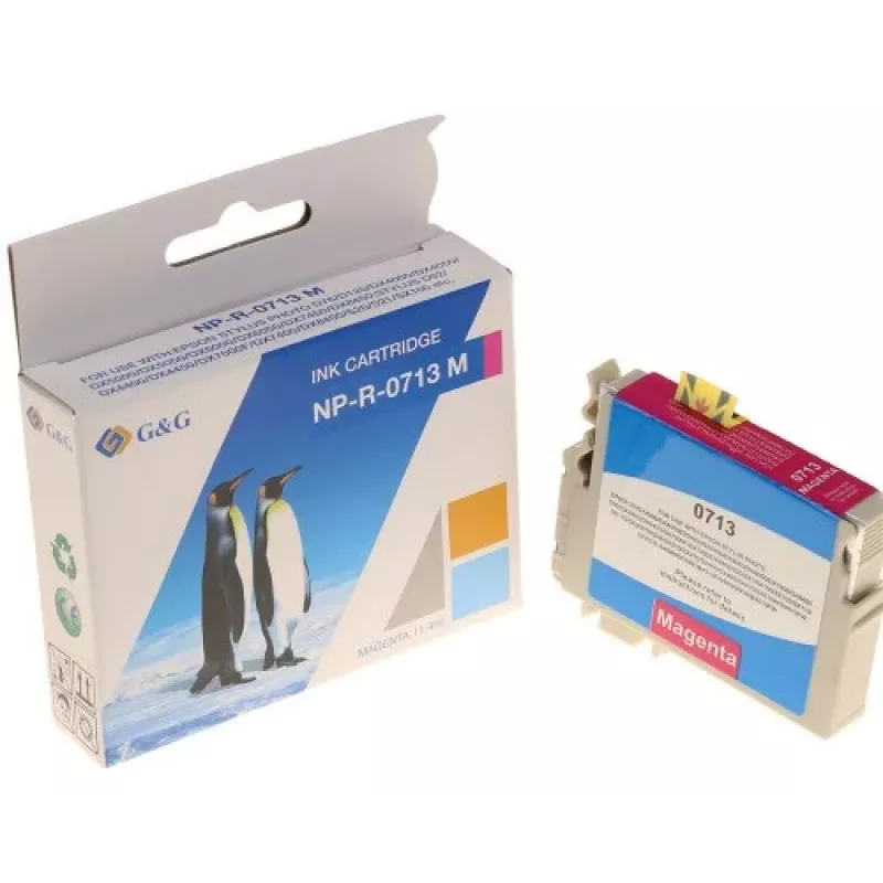 G&G Ninestar kompatibilná atramentová kazeta pre Epson T0713 (C13T07134012) - magenta