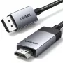 Ugreen DP119 DisplayPort na HDMI adaptérový kábel 4K 60Hz 1m sivá
