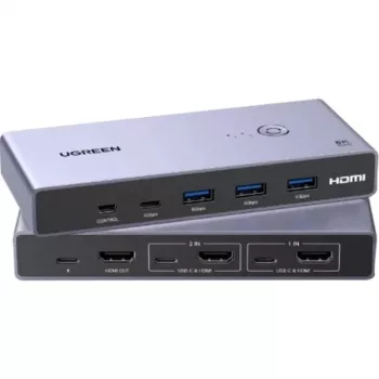 UGREEN CM692 HDMI KVM prepínač 2 In 1 Out