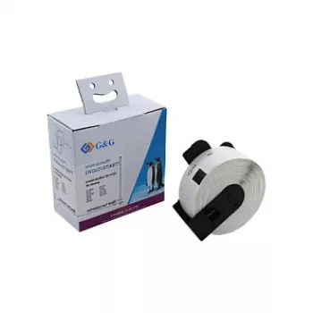 G&G Kompatibilné Brother DK-11201 priame termoetikety 29x90mm biely papier permanentne lepiaci adresné etikety 400 ks balenie