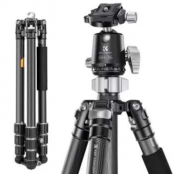K&F Concept X284C4 karbónový statív s BH-36 guľovou hlavou, 172 cm / 67,7