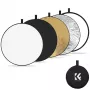 K&F Concept 5-in-1 skladací okrúhly reflektor 80cm s taškou (KF18.0002)