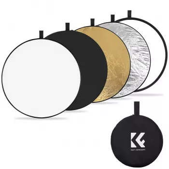 K&F Concept 5-in-1 okrúhly reflektor 110cm s difúzorom a taškou - KF18.0003