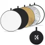 K&F Concept 5-in-1 okrúhly reflektor 110cm s difúzorom a taškou - KF18.0003