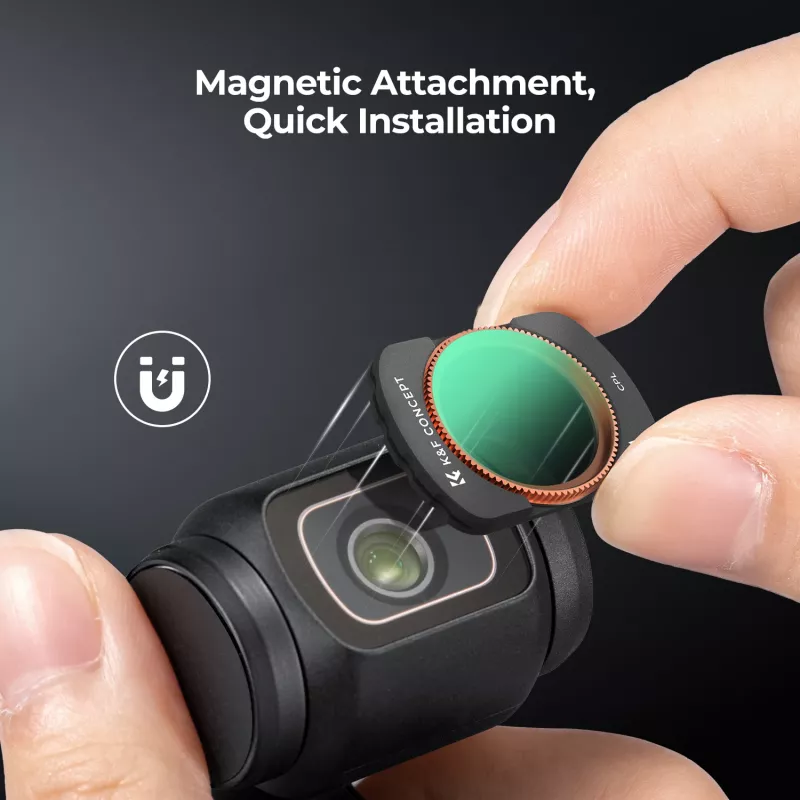 K&F Concept Circular Polarizer CPL HD MRC 12-Layer Filter pre DJI Osmo Pocket 3 (KF01.2532)
