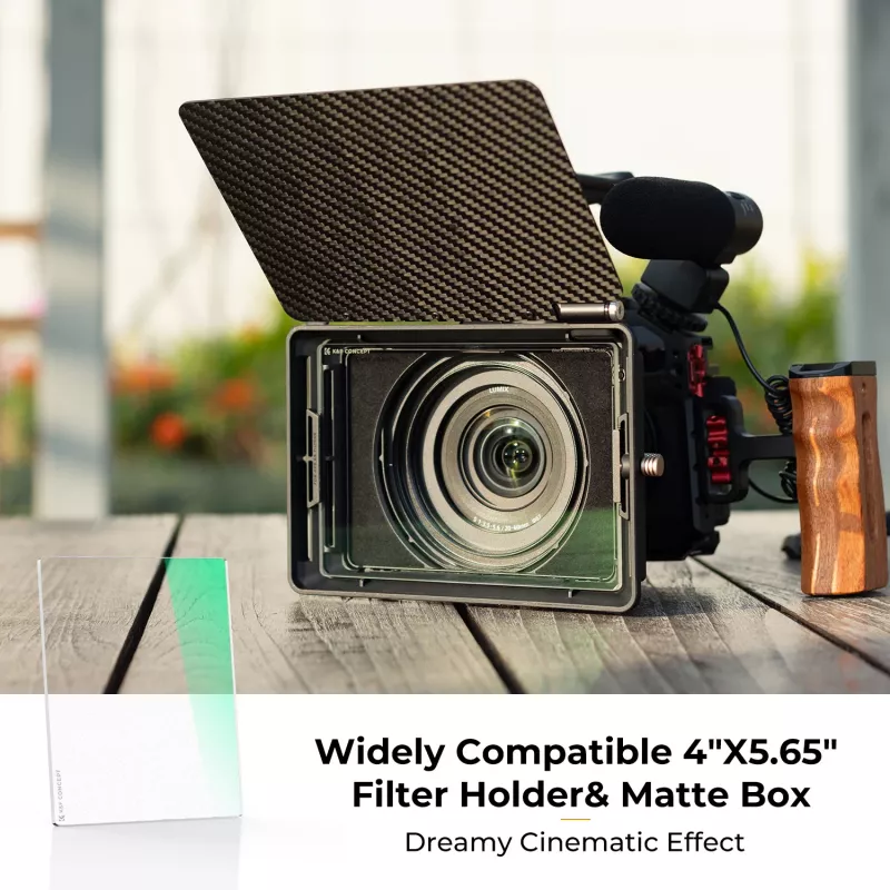 K&F Concept Black Mist 1/4 filter 4x5.65 inch pre Mattebox (KF01.2451)