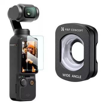 KF 112° Weitwinkelobjektiv pre DJI Osmo Pocket 3 / 4 - Kf01.2612