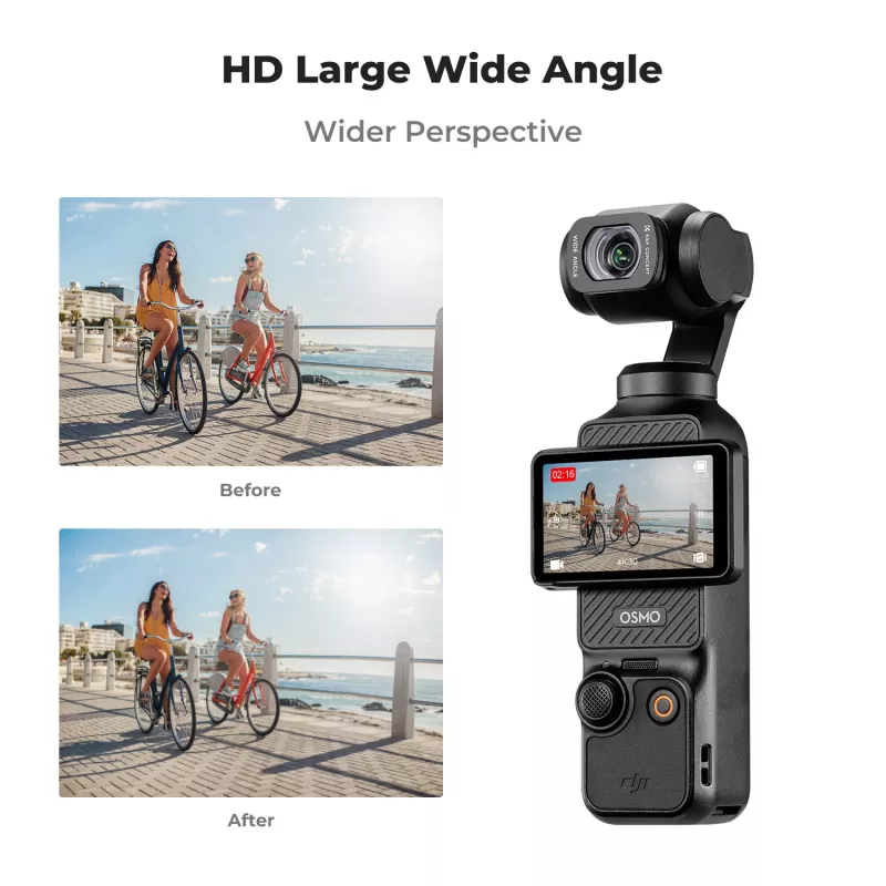 KF 112° Weitwinkelobjektiv pre DJI Osmo Pocket 3 / 4 - Kf01.2612
