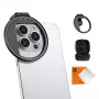 K&F Concept Magnetický filter Clip pre smartfóny 67 mm čierny KF01.2675