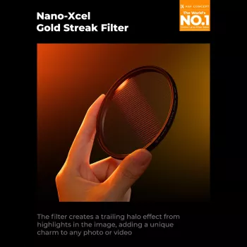 K&F Nano-X MRC Gold Streak Effect Filter 52 mm