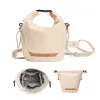 K&F Concept crossbody sling taška 5L béžová pre kameru a smartfón