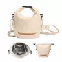 K&F Concept crossbody sling taška 5L béžová pre kameru a smartfón