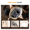 K&F Concept crossbody sling taška 5L béžová pre kameru a smartfón