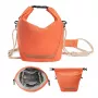 K&F Concept crossbody sling taška 5L oranžová pre kameru a smartfón