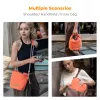 K&F Concept crossbody sling taška 5L oranžová pre kameru a smartfón