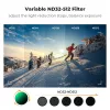 KF Concept Nano-X variabilný ND filter ND32-512 sivý pre DJI Osmo Action 3/4/5 Pro