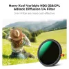 K&F Concept 82 mm 3-in-1 hybridný filter Fader ND2-32 + CPL + Black Diffusion 1/4 (KF01.2928V2)