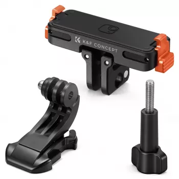 KF magnetický quick release držiak pre GoPro a skrutku 1/4 palca, pre Insta360 Go Ultra, čierny
