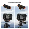 KF magnetický quick release držiak pre GoPro a skrutku 1/4 palca, pre Insta360 Go Ultra, čierny