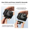 KF magnetický quick release držiak pre GoPro a skrutku 1/4 palca, pre Insta360 Go Ultra, čierny
