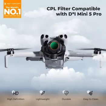K&F Concept cirkulárny polarizačný CPL filter pre dron DJI Mini 5 Pro (KF02.0002)