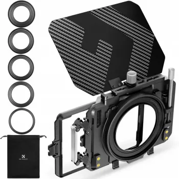 KF Matte Box slnečná clona ochrana objektívu 67-95mm pre kameru kamkordér K&F
