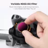 K&F variabilný ND filter ND32-ND512 pre dron DJI Mini 5 Pro, AGC sklo, KF02.0004