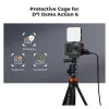 KF rámový držiak camera cage pre DJI Osmo Action 6, kov, čierny, KF12.0026