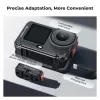 KF rámový držiak camera cage pre DJI Osmo Action 6, kov, čierny, KF12.0026