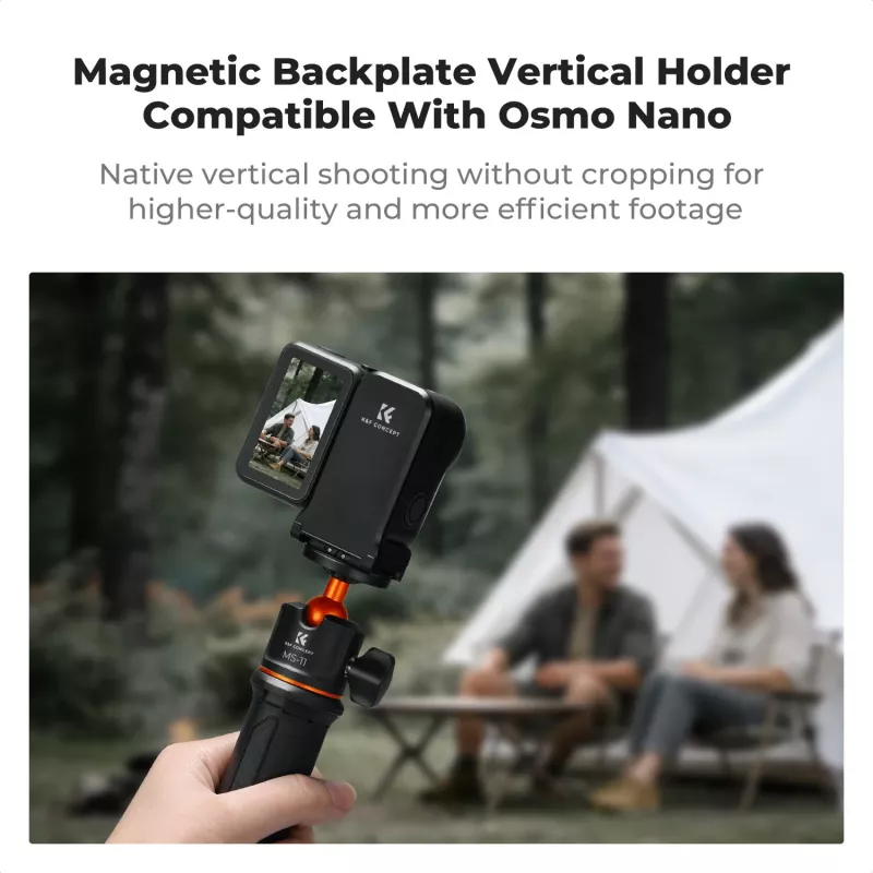 KF Concept KF12.0050 Magnetický adaptér vertikálneho držiaka so závitom 1/4 palca pre DJI Osmo Nano / Xtra Atto