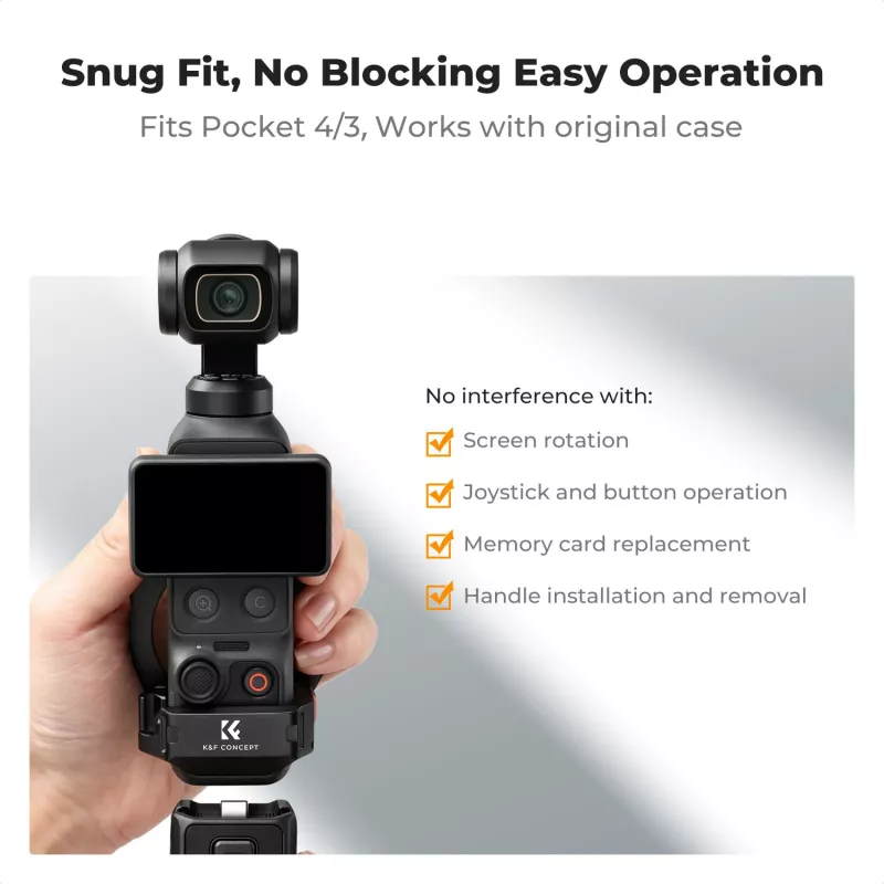 Magnetic Mount puzdro pre DJI Osmo Pocket 3 / 4 & MagSafe iPhone - KF20.0021
