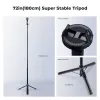 K&F Concept X97-C selfie tyč statív 180 cm s magnetickým držiakom MagSafe a Bluetooth diaľkovým spúšťačom (čierny)