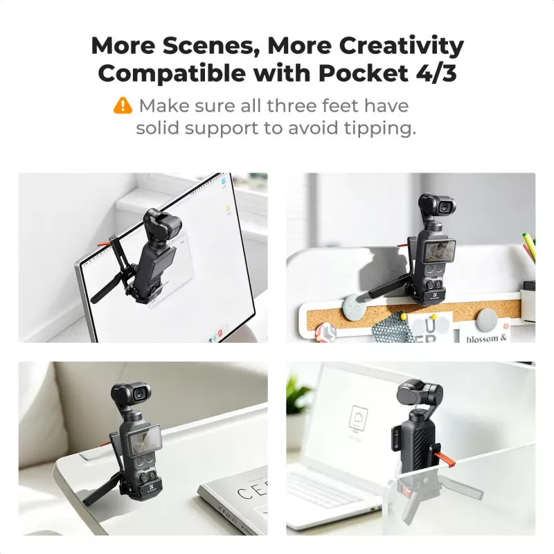 KF KF20.0022 Magnetické puzdro a držiak na statív pre DJI Osmo Pocket 3 / 4