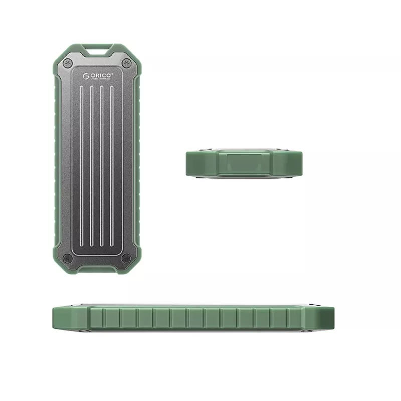 ORICO OTPX-G2 M.2 NVMe/SATA SSD USB-C 3.2 Tactical Enclosure - sivozelená