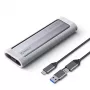 ORICO AXM2-G2 M.2 NVMe USB-C 10Gbps puzdro - sivá