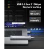ORICO AXM2-G2 M.2 NVMe USB-C 10Gbps puzdro - sivá