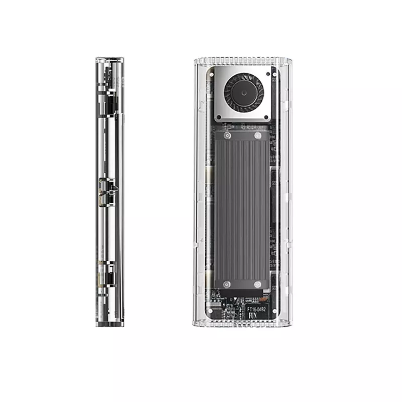 ORICO TCM2-G20 M.2 NVMe USB-C 3.2 20Gb/s puzdro - strieborná/transparentná