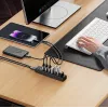 ORICO PW7U-U3 7-portový USB 3.0 hub s USB-C napájaním, 1m kábel, čierny