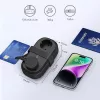 ORICO AP3 20W GaN predlžovací kábel 5-in-1 2x AC + 2x USB-A + 1x USB-C - čierny