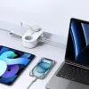 ORICO AP3 20W GaN predlžovací kábel 5-in-1 2x AC + 2x USB-A + 1x USB-C - biely
